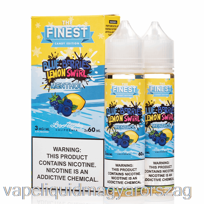 áfonyás Citrom örvénymentol - A Legfinomabb Cukorka Kiadás - 120 Ml 3 Mg Vape Toll